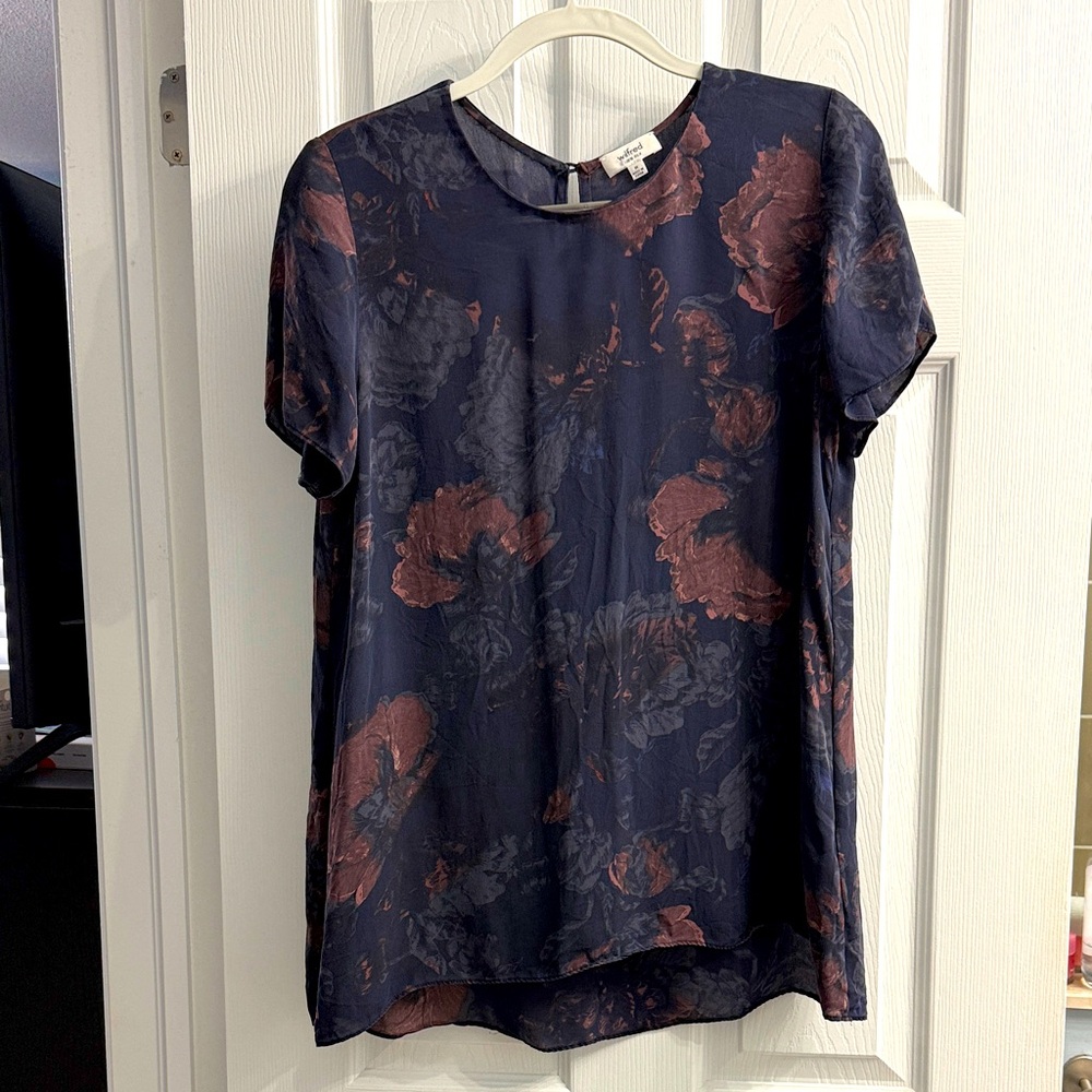 Wilfred Silk Short Sleeve Blouse